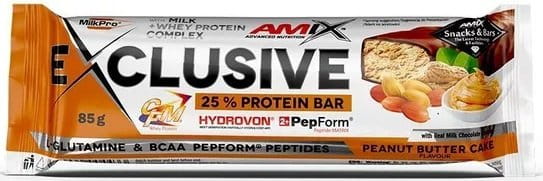 Protein bar Amix Exclusive 85g Peanut Butter Cake