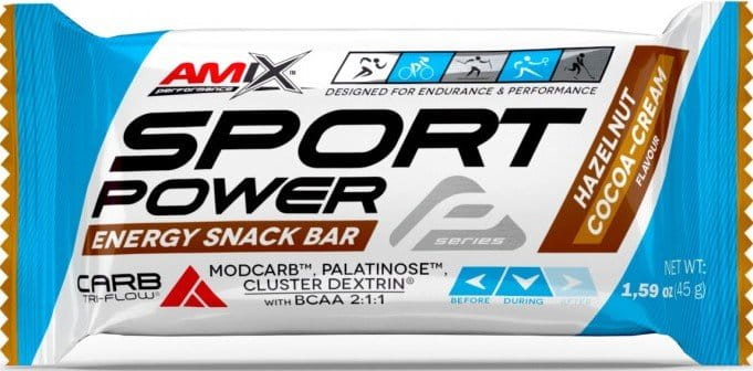 Energy bar Amix Sport Power 45g hazelnut cocoa cream