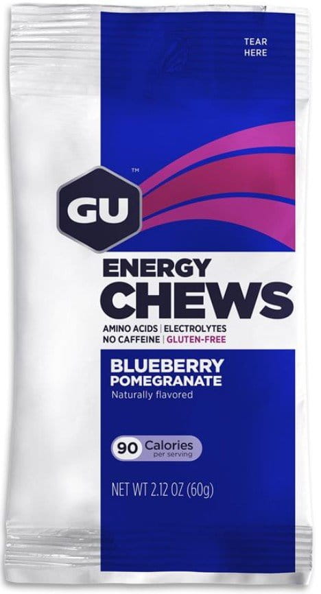 gels GU Energy Chews 60 g Blueberry Pomegr