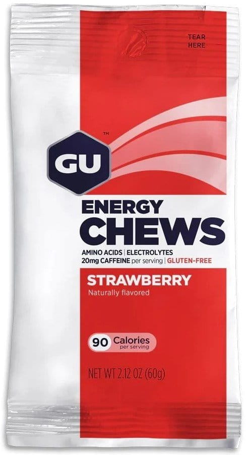 gels GU Energy Chews 60 g Strawberry