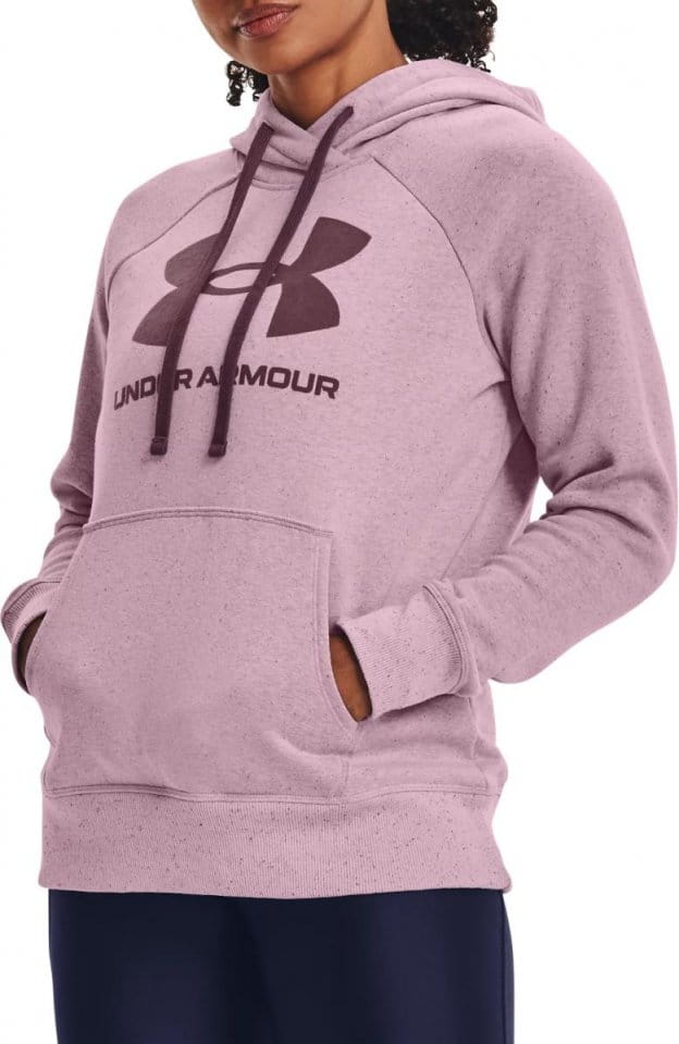 Hooded sweatshirt Under Armour Rival Fleece Logo Hoodie-PNK