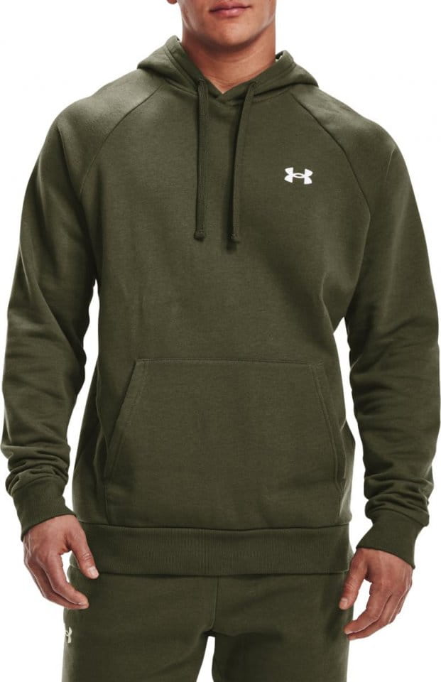 Hooded sweatshirt Under Armour UA Rival Cotton Hoodie-GRN