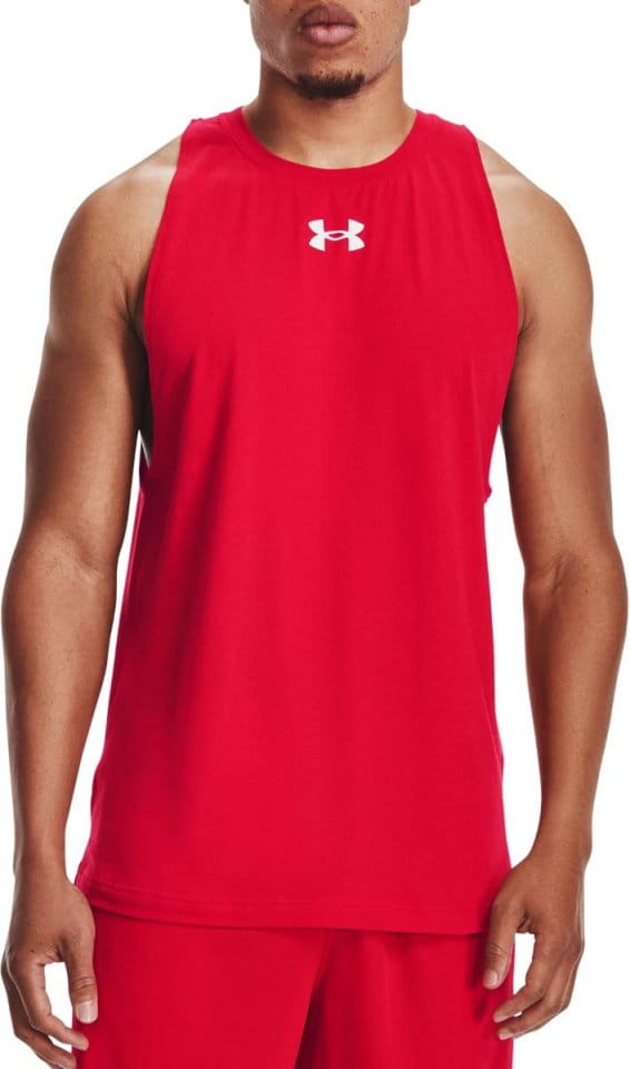 Tank top Under Armour UA BASELINE COTTON TANK-RED