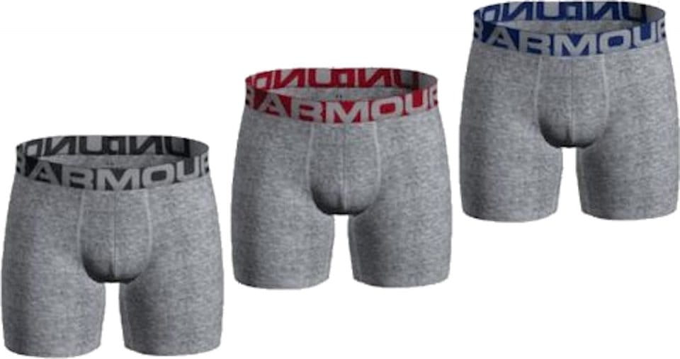 shorts Under Armour Charged Boxer 6in 3er Pack