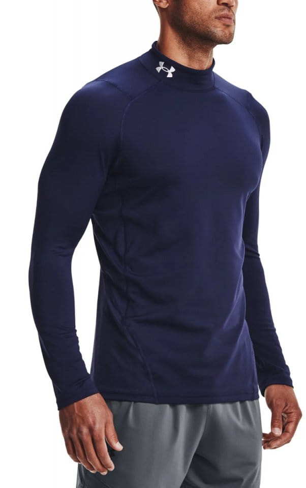 Long-sleeve T-shirt Under UA CG Armour Fitted Mock-NVY
