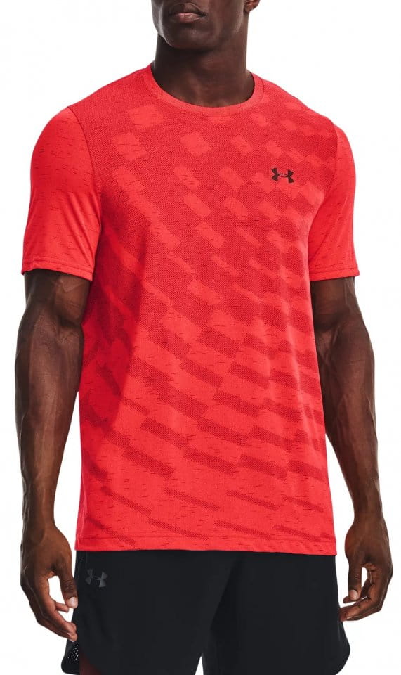 T-shirt Under Armour UA Seamless Radial SS-RED