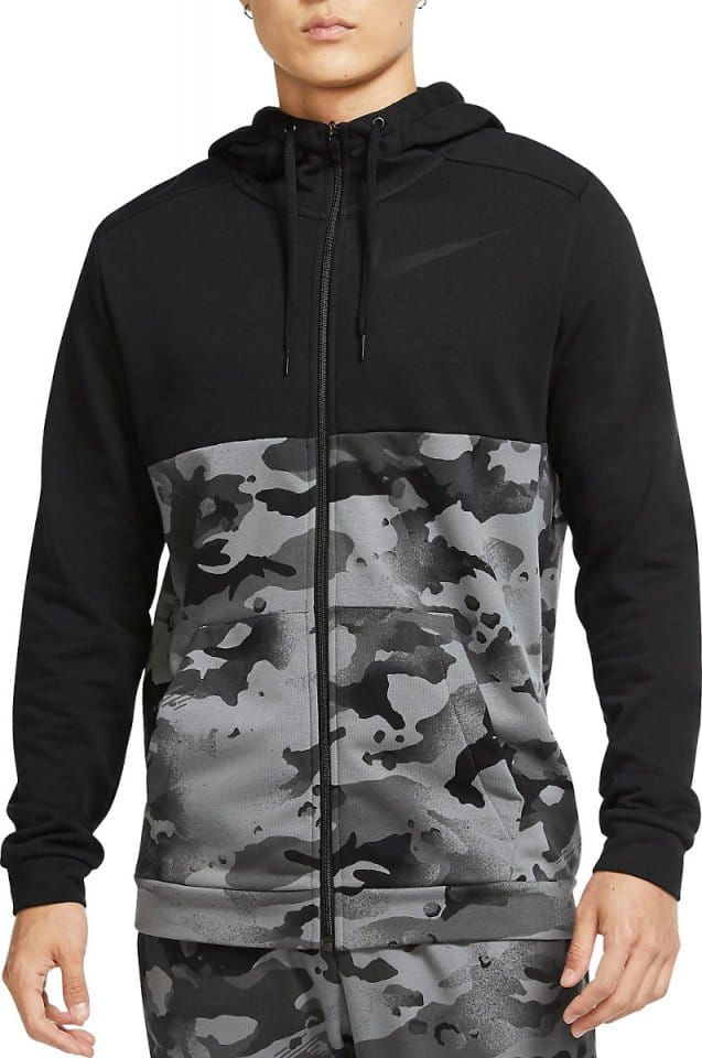 Hooded sweatshirt Nike M NK DRY CAMO AOP FZ HOODIE - Top4Running.ie