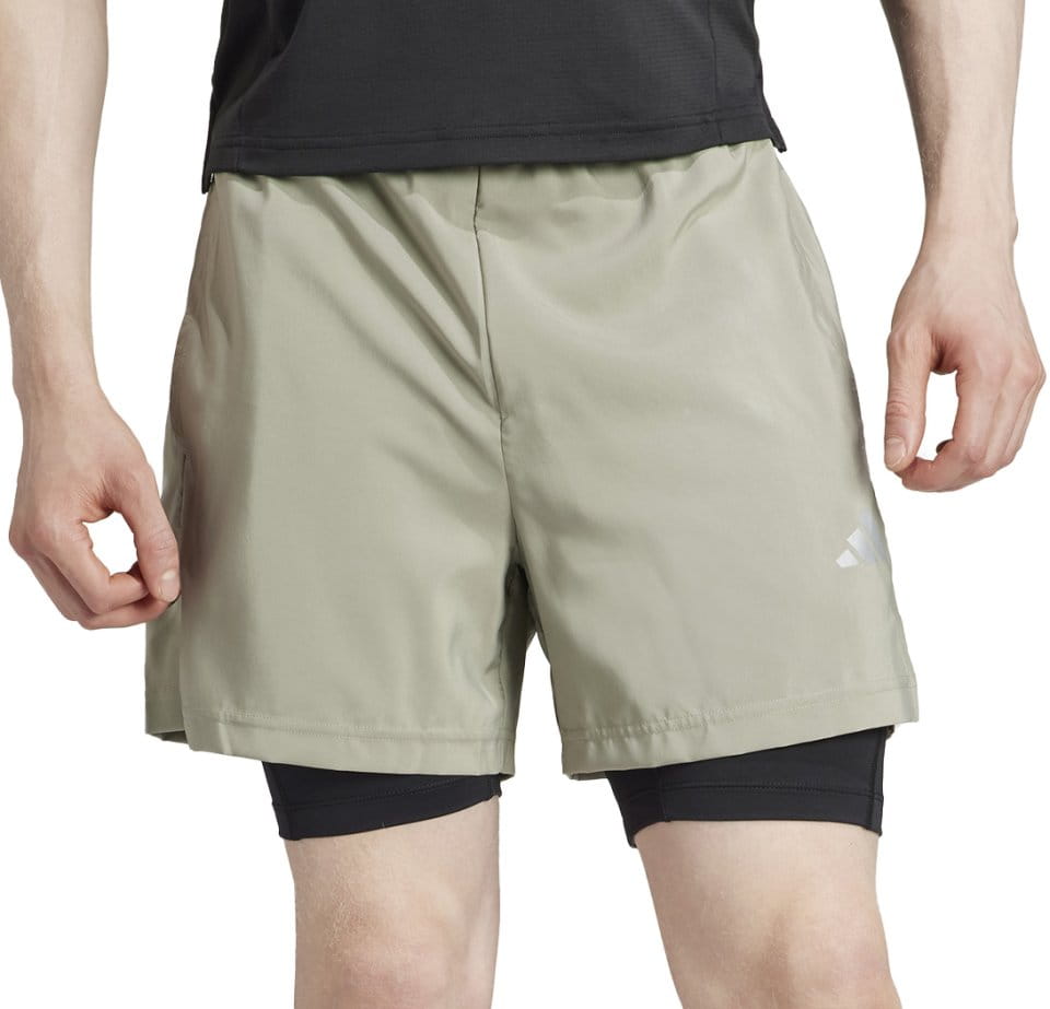 Shorts with briefs adidas GYM+ WV 2in1 S