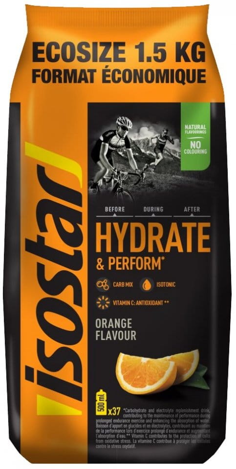 Energy isotonic drink in powder Isostar Hydrate Perform 1.5 kg lemon