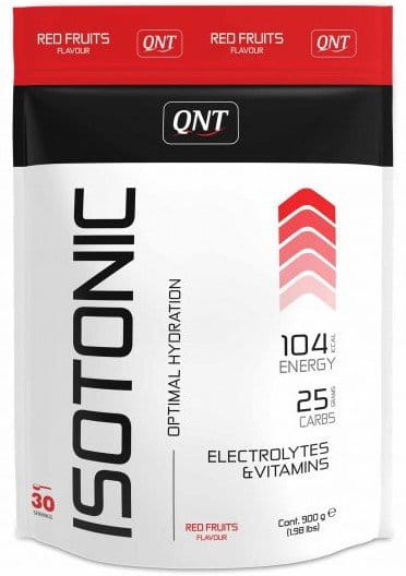 Ionic drink in powder QNT Isotonic 900g red fruit